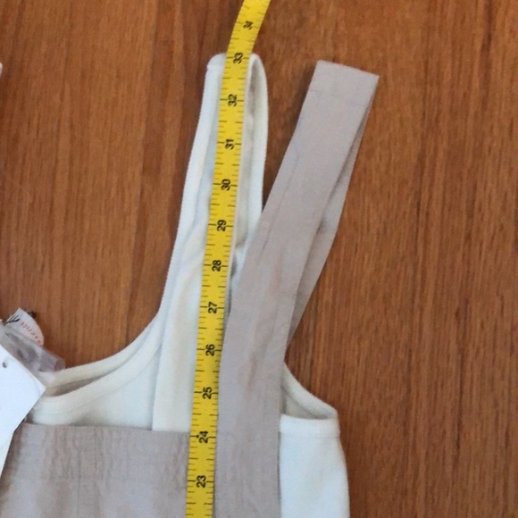 Daily Practice by Anthropologie Sleeveless Romper Size L Beige - Picture 8 of 11